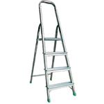 Step-ladder ALW 7 steps, red