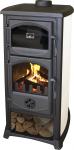 Stove Thalia Cucina, beige, 12 kW, 120 cm, cast iron/chamotte