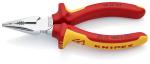 Klieste KNIPEX 08 26 145, 145 mm, uzke, ploche, kombinované, CrV, VDE