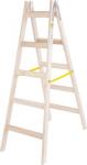 Strend Pro wooden stepladder, 2nd quality, 5 rungs, 1.60 m, max. 150 kg