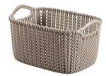 Laundry basket Curver® KNIT 3L, dark brown, 25x18x14 cm