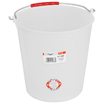 Bucket PVC 9Lit ,white