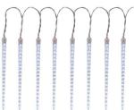 2.TRIEDA Reťaz MagicHome Vianoce Icicle, 288x LED studená biela, 8 cencúľov, vodopádový efekt, 230 V, 50 Hz, IP44, exteriér, osvetlenie, L-3,50 m, bez adaptéru