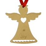 Christmas decorations MagicHome, Angel Joy, gold, pkg. 5 pcs