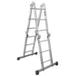 Aluminium ladder flexible 4x4 footboard (1200-4600)