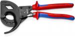 Klieste kablove KNIPEX 95 32 320, 320 mm, 60mm/600mm2, so zapadkou
