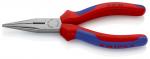 Klieste KNIPEX 25 02 160 SB, 160mm, polgulate, rovne, pre radiotechniku