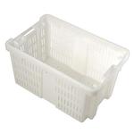 Multipurpose basket Olivia 45l it. 58x38x31,5cm DI MARTINO, pure