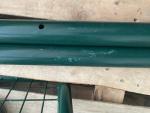2.TRIEDA Brána Strend Pro METALTEC ECO 2, 1000/2000/50x50 mm, okrúhly rám, zelená, jednokrídlová, záhradná, ZN+PVC, RAL6005