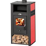 Woodburning stove AMBASADOR LM, 10kW, red