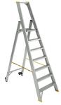 Step-ladder ALVE 9310, 1x10, single sided