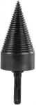 Strend Pro, splitting wedge, cone, 50 mm, 2x adapter, for wood