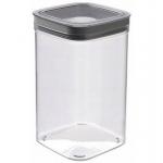 Food container Curver® DRY CUBE, 2,3 l, translarent/grey, 11,8x11,8x24,5 cm