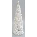 Christmas decoration TreeCone30.White, Berries, 30 cm