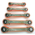 Offset ratchet wrench 5pcs Strend Pro, 6x8, 10x12, 11x13, 14x17, 19x21mm