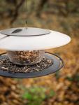 Feeder Birdyfeed Round, Stone gray, 29,4x25,8x12,2 cm, for birds