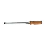 Flat screwdriver Format 6260-0140, Cr-V, wooden handle