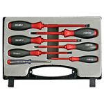 Electrician VDE screwdriver set  6 + 1 voltage tester Strend Pro,  1000 V