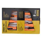 Screwdriver set  8pcs Strend Pro 
(-) 3.5x80, 4x75, 5x100, 6.5x150, 8x150
(+) PH0x75, PH1x75, PH2x10