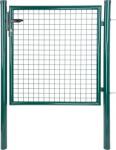 2.TRIEDA Brána Strend Pro METALTEC ECO 2, 1000/1200/50x50 mm, okrúhly rám, zelená, jednokrídlová, záhradná, ZN+PVC, RAL6005