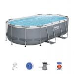 Bestway® Power Steel™ Above Ground Pool Set 4.24 m x 2.50 m x 1.00 m