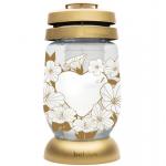Candle Bolsius Note from the Heart, Heart, for grave, with refill 36 h