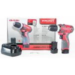 Screwdriver Worcraft CD-10,8Li, 10.8V, 1.3Ah, 2x battery, LED lights