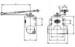 Door closer Brano R-12 11, 00-25 kg, L-070 mm, SB