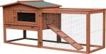 Rabbit hutch Strend Pro, with roof, 158x58x68 cm