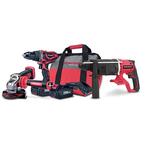 Set Worcraft WSET-07, S20Li hammer, angle grinder, drill, charger, 2x accumulator + bag