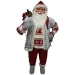 Christmas decoration XmC60, Santa with vest, 150 cm