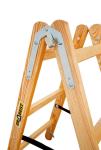 Ladder Strend Pro, PROFI, wooden stepladder, 3-step, 0.95 m, max. 150 kg