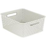 Laundry basket Curver® Your Style M, Off white, 35x30x13 cm