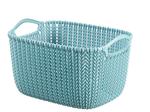 Laundry basket Curver® KNIT 8L, light blue, 30x22x17 cm