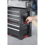 Cabinet Keter® 17199301, for tools, 5 drawers, 562x289x502 mm