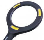 Lamp Strend Pro with magnifying glass, 100 lm, 113x242x22 mm, 2xAA, sellbox 15 pcs, magnifying glas