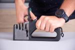 Sharpener MagicHome, for scissors and kitchen knives, grinder, 4in1, black