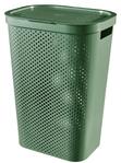 Laundry basket Curver® INFINITY RECYCLED 60L, green, 44x60x35 cm, for linen, linen