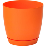 Flover pot round 13x12,5cm /1,6 lit. Toscana, orange