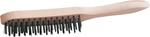 Brush Spokar 1306, 3 rows, wire, wooden handle