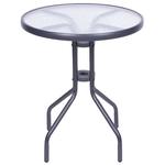 <p>Table LEQ BECCA, 72x60 cm, glass</p>