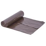 Waste bags ROLO LDPE T711.05, 070x110x0,05 mm, brown, 15 pcs, 120 lit.