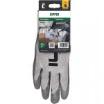Gloves DIPPER green 09, dipped Latex, with blister
