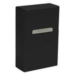 The cigarette box, black