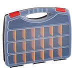 Plastic suitcase tool box 21x/380x315x60 mm, max 12,5kg