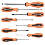 Screwdriver set  8pcs Strend Pro 
(-) 3.5x80, 4x75, 5x100, 6.5x150, 8x150
(+) PH0x75, PH1x75, PH2x10