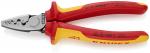 Klieste KNIPEX 97 78 180 SB, 180 mm, 0.25-16mm, na dutinky, lisovacie, VDE