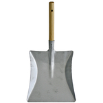 Small metal shovel lacquered, Wood handle