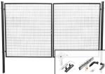 2.TRIEDA Brána Strend Pro METALTEC DUO, 3580/1450/100x50 mm, antracit, dvojkrídlová, záhradná, ZN+PVC, RAL7016