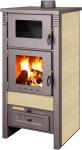 2.TRIEDA Kachle Pro TAURUS Ceramic, béžové, 12 kW, 120 mm, s rúrou na pečenie